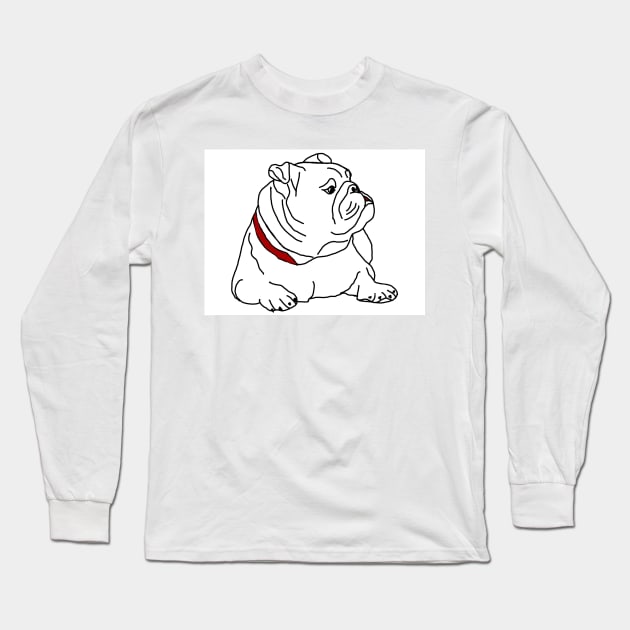 English bulldog Long Sleeve T-Shirt by Noamdelf06